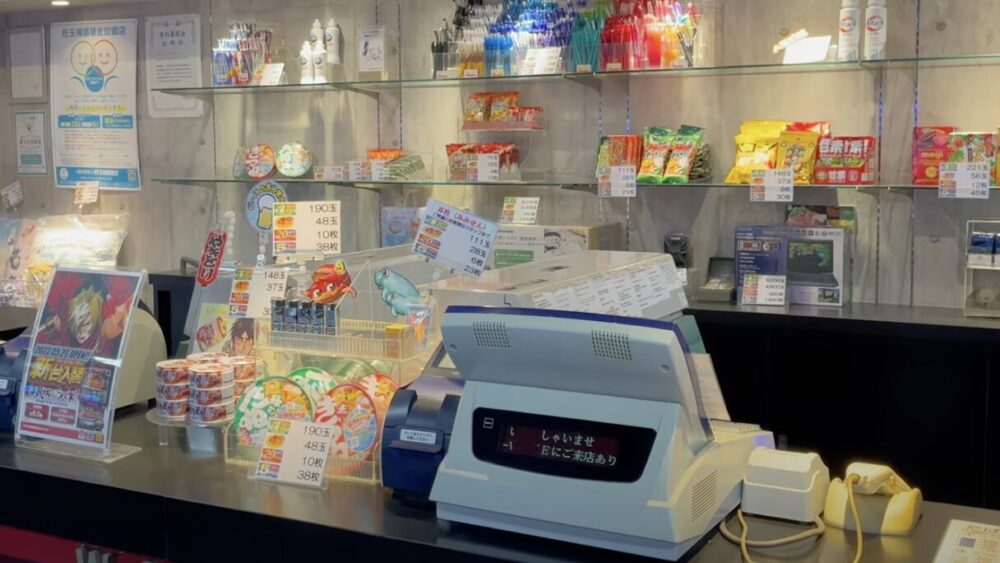 パチンコ店のレジ