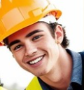 建設業の男性の顔